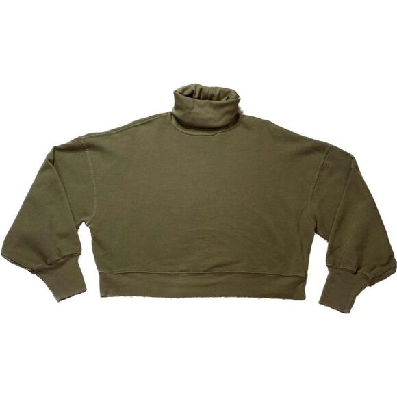 Agolde Balloon Sleeve Turtleneck Sweatshirt - Picture 5 of 6